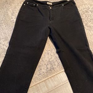 Women’s size 22 black stretch jeans
